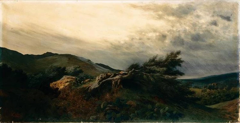 Paesaggio in tempesta